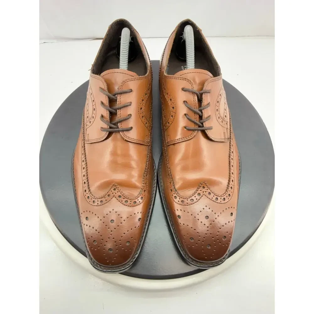 Florsheim Wingtip Mens Sz 9 Extra Extra Wide Brown‎ Leather Oxford 11428 Shoes